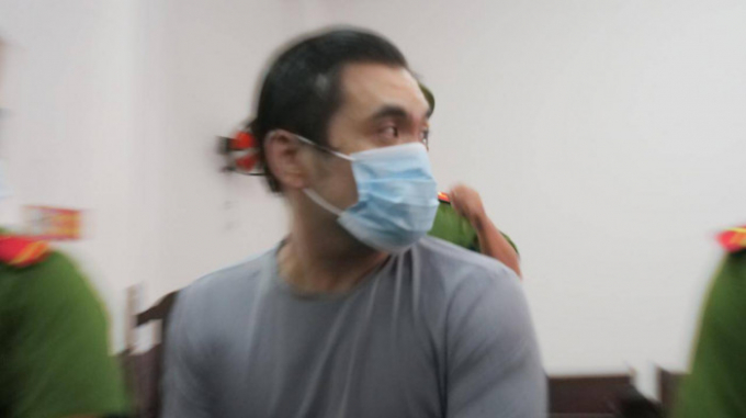 Bị cáo Nguyễn Trần Hoàng Phong bị tuyên phạt 7 năm tù.