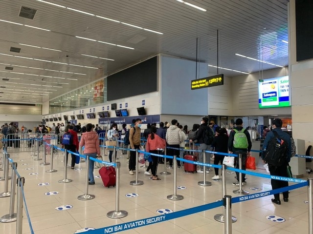 Nhà ga T1Cảng hàng không quốc tế Nội Bài.