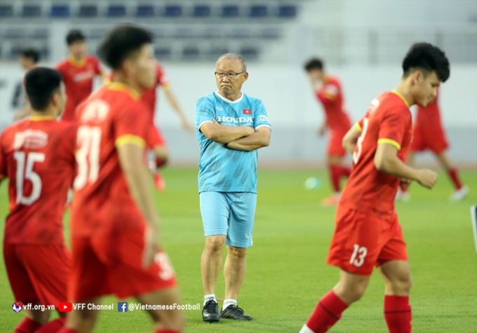 Huấn luyện viên Park Hang-seo sắp trở lại Việt Nam để chuẩn bị cho kế hoạch AFF Cup. Ảnh: VFF