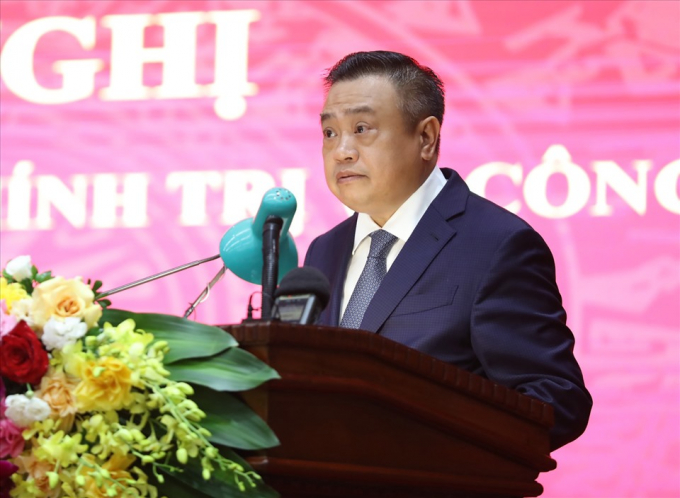 Ông Trần Sỹ Thanh được bầu giữ chức Chủ tịch UBND thành phố Hà Nội. Ảnh: Hải Nguyễn