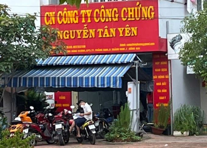 Tên công ty khiến nhiều người nhầm lẫn nơi này có chức năng công chứng CTV