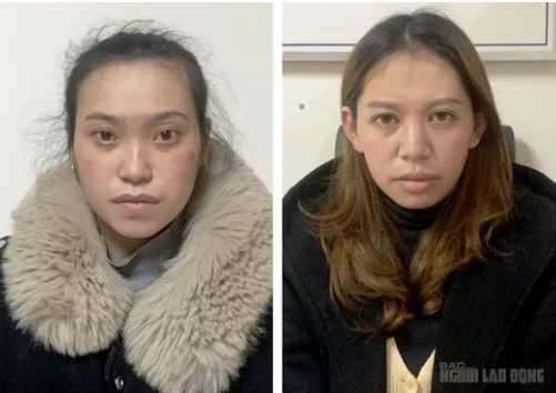2 bảo mẫu là Huỳnh Thị Thanh Hằng (26 tuổi) và Vương Ngọc Thảo Vy (24 tuổi) bị bị Công an TP Đà Lạt bắt giam để điều tra.