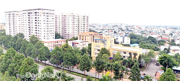 Khung giá đất thường chỉ bằng 30-70% so với giá thị trường. Trong ảnh: Tuyến đường Nguyễn Ái Quốc (TP.Biên Hòa). Ảnh: Khánh Minh