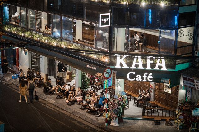 Kafa Café có nhiều điểm tương đồng với Aha Cafe. Ảnh: Kafa Café