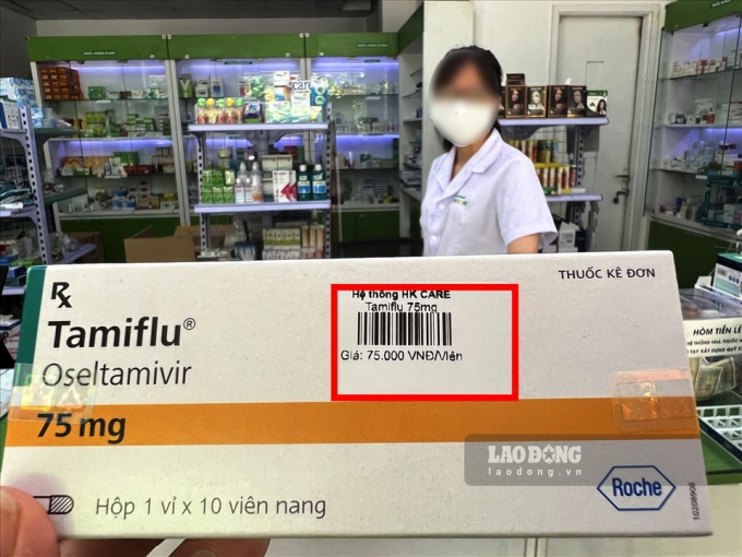 Thuốc Tamiflu bị thổi giá. Ảnh: Lao Động