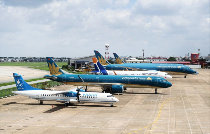 Vietnam Airlines Group mở bán hàng triệu vé bay Tết Quý Mão 2023. (Ảnh: CTV/Vietnam+)