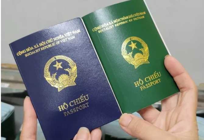 Mẫu hộ chiếu mới.