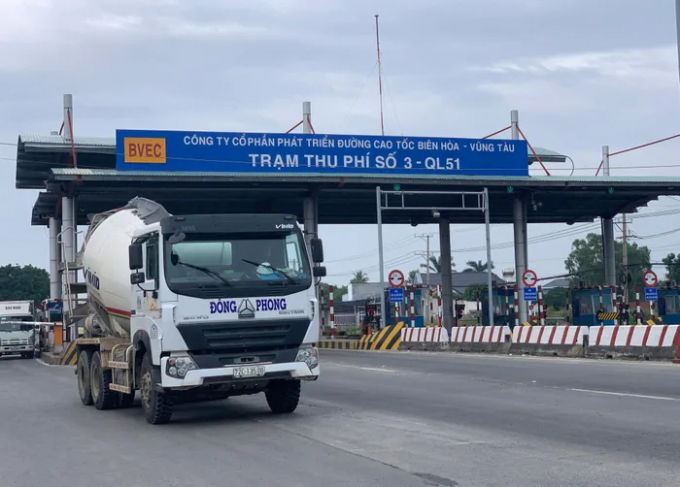 Một trạm thu phí trên Quốc lộ 51 (Đồng Nai).