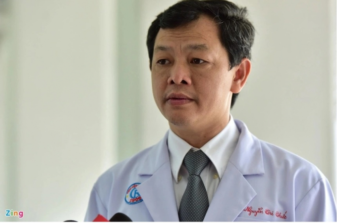Tiến sĩ Nguyễn Tri Thức, Giám đốc Bệnh viện Chợ Rẫy TP.HCM. Ảnh: Văn Nguyện.