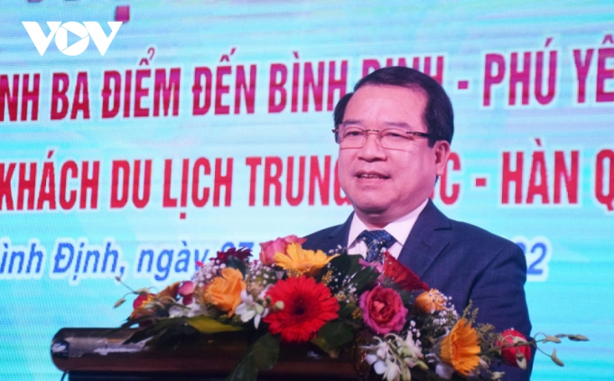 Ông Hà Văn Siêu, Phó Tổng cục Trưởng Tổng cục Du lịch phát biểu tại hội thảo.