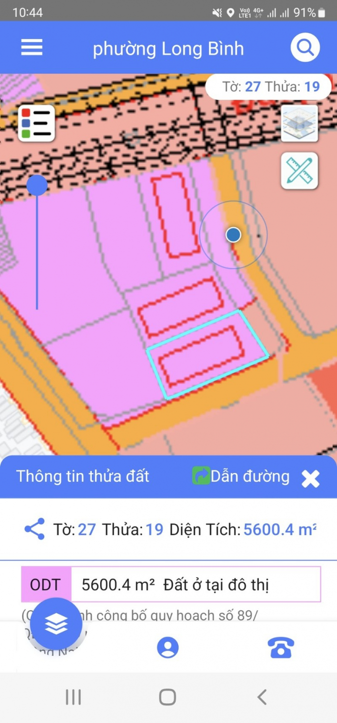 Bản đồ quy hoạch khu đất làm dự án Khách sạn hoa viên Haiyatt Việt Nam.