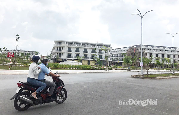 Khu tái định cư Bửu Long có cơ sở hạ tầng sẵn sàng, đường giao thông thuận tiện. Ảnh: P.Liễu