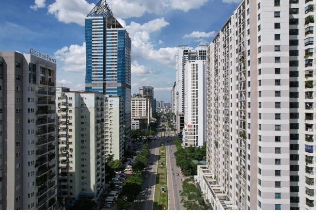Giá rao bán căn hộ tại Hà Nội đã tăng khoảng 15% so với cùng kỳ năm ngoái, trong khi mức tăng ở TP.HCM chỉ đạt 3-8%. Ảnh: T.L.