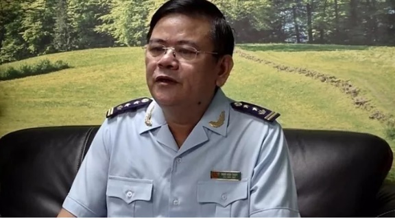 Ngô Văn Thụy thời điểm còn đang giữ chức đội trưởng Đội 3 (Ảnh Tổng cục Hải quan)