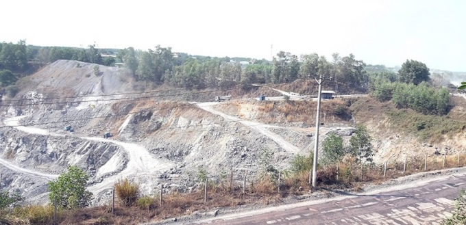 Khu đất của Thành Thuận đã bị giao Dona Coop khai thác đá