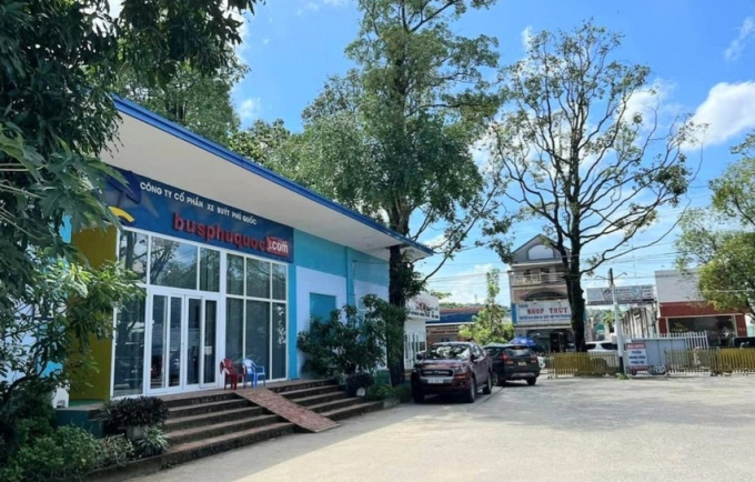 Nhà điều hành của Công ty Cổ phần Xe buýt Phú Quốc. Ảnh: Tuấn Anh.