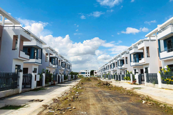 Dự án bất động sản thuộc Công ty cổ phần đầu tư LDG tại xã Giang Điền, huyện Trảng Bom, Đồng Nai - Ảnh: A LỘC