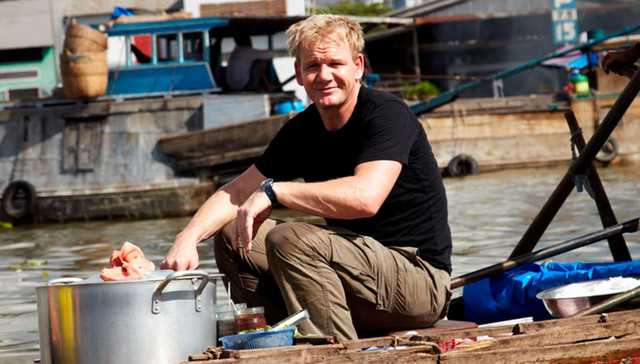 Gordon Ramsay từng tới Việt Nam và kinh ngạc với nền ẩm thực phong phú tại các vùng miền. (Ảnh: Gordon's Great Escape)