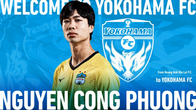 Công Phượng chính thức gia nhập Yokohama FC. (Ảnh: Yokohama FC).