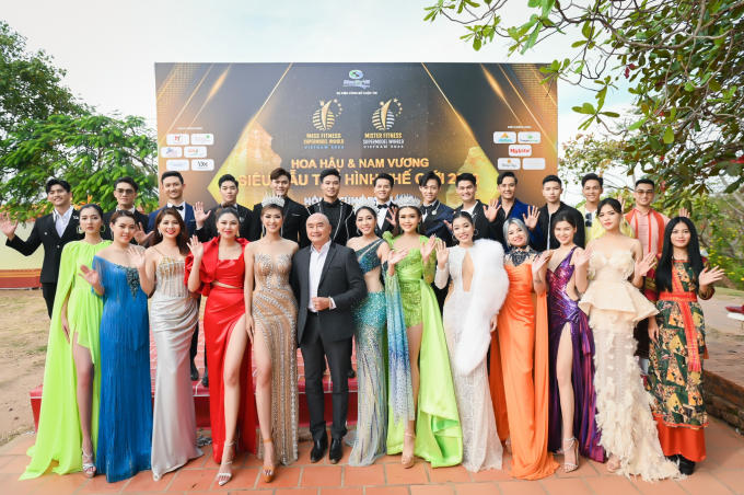 Sự kiện công bố cuộc thi Hoa hậu và Nam vương Siêu mẫu thể hình thế giới 2023 diễn ra chiều 28.12 tại khu vực tháp Pô Sah Inư (TP.Phan Thiết) BTC