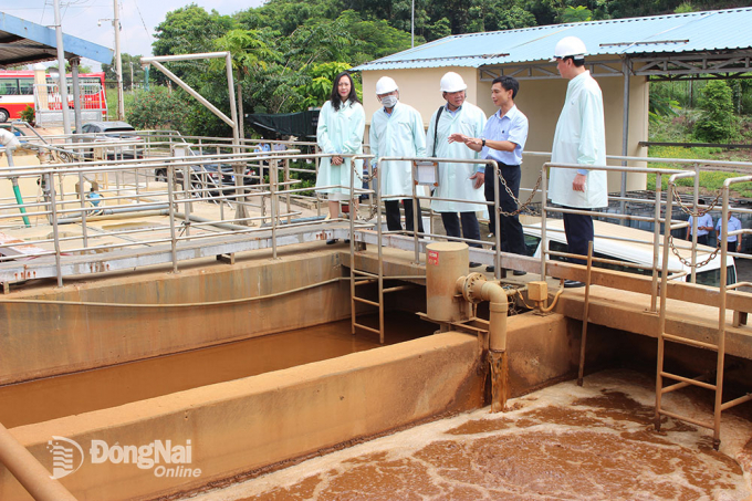 Hạng mục xử lý chất thải tại Khu xử lý chất thải xã Quang Trung (H.Thống Nhất) sắp bị quá tải công suất. Ảnh: B.Mai
