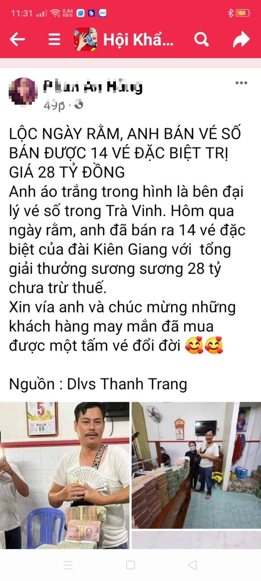 Nội dung chia sẻ trên mạng xã hội