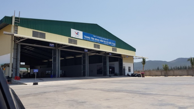 Trung tâm Đăng kiểm xe cơ giới 77-04D, nơi phát hiện vi phạm