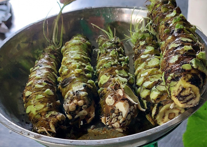 Củ wasabi được anh bán với giá 6 triệu đồng/kg (Ảnh: NVCC)