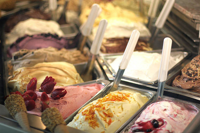 Những loại kem từ Ý - Ảnh: GETTY IMAGES