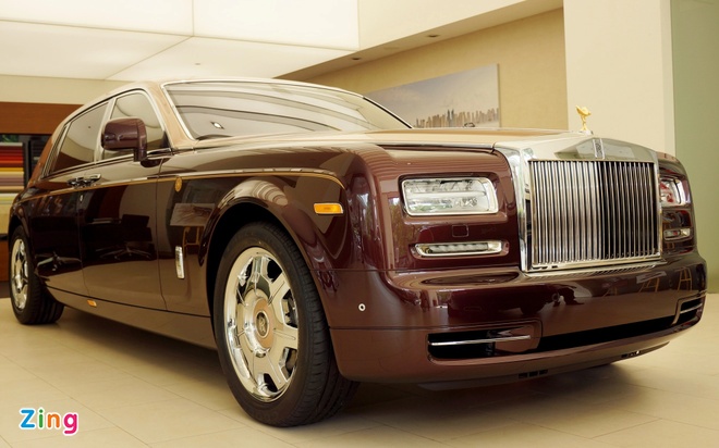 Siêu xe Rolls-Royce Phantom Lửa Thiêng vẫn ế sau 6 lần đấu giá. Ảnh: Anh Xuân.