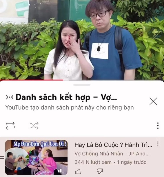 Clip tố bác sĩ từng được đăng tải trên kênh YouTube Vợ chồng nhà Nhân