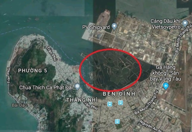 Vị trí của Khu đô thị Cù lao Bến Đình.