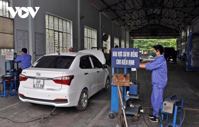 Xe cá nhân sản xuất đến 7 năm được tăng chu kỳ kiểm định thêm 6 tháng