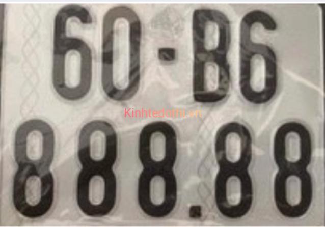 Biển số xe máy 60B6-888.88 Phát đã nhận được và sau đó không lâu có người mua lại giá 1,5 tỷ đồng