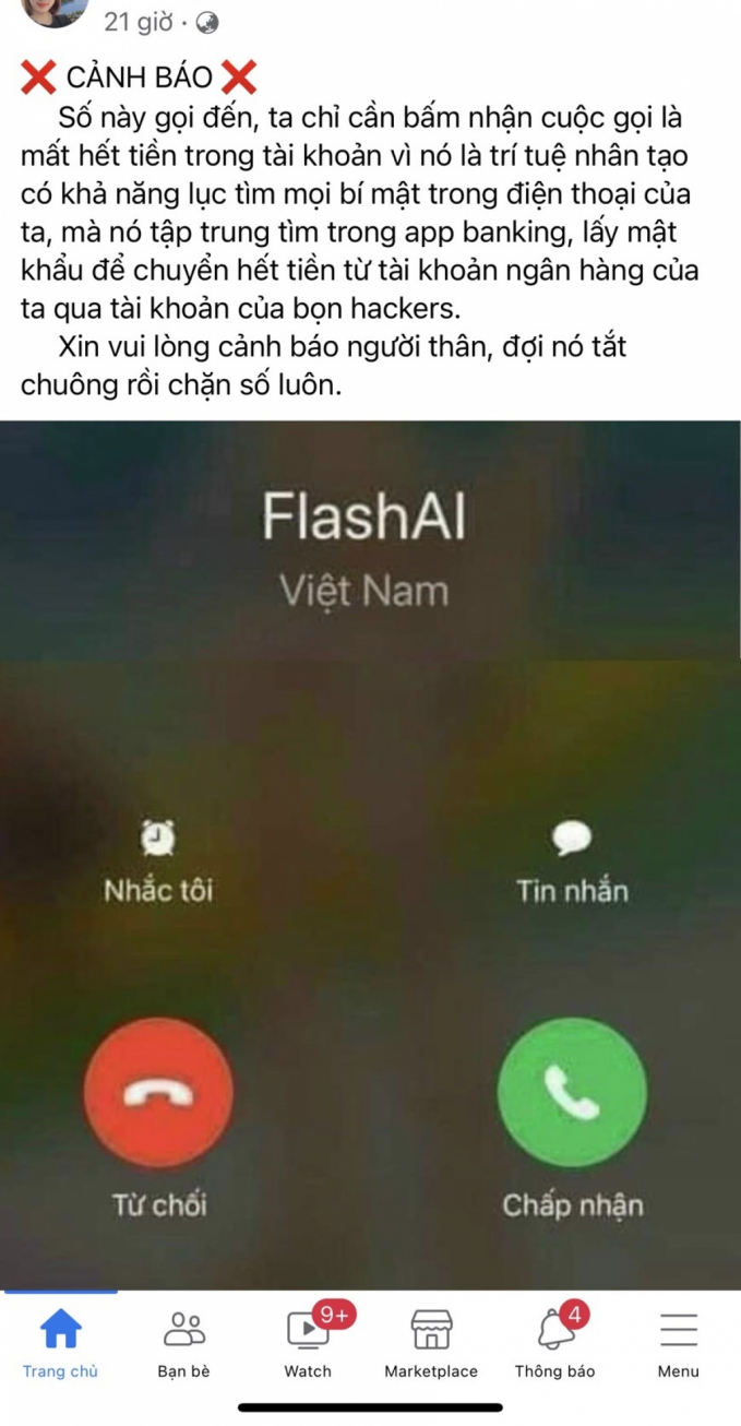 Thông tin chưa chính xác được nhiều người dân chia sẻ trong thời gian gần đây