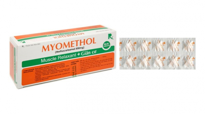 Thuốc Myomethol do Công ty R.X. Manufacturing Co., Ltd. (Thái Lan) sản xuất