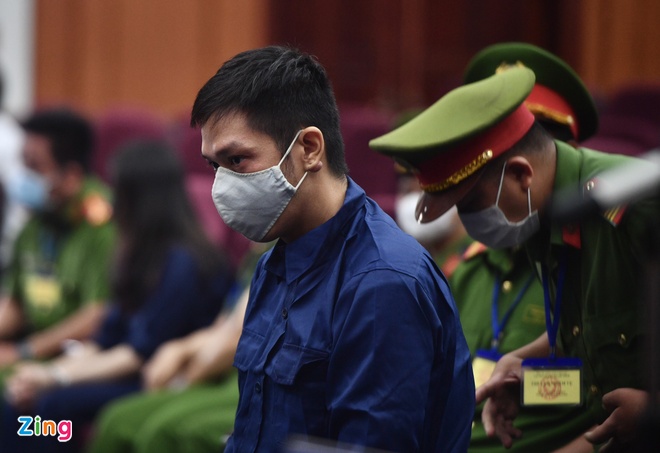 Bị cáo Nguyễn Kim Trung Thái tại tòa. Ảnh: Duy Hiệu.