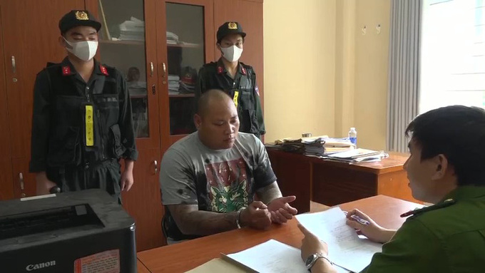 Băng nhóm này thu tiền của các tiểu thương chợ Bình Điền hằng tháng, không đóng chúng sẽ gây khó dễ, chửi bới, đe dọa - Ảnh: Công an cung cấp