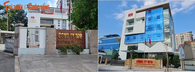 Trụ sở cũ và trụ sở mới của công ty D2D. Ảnh NL