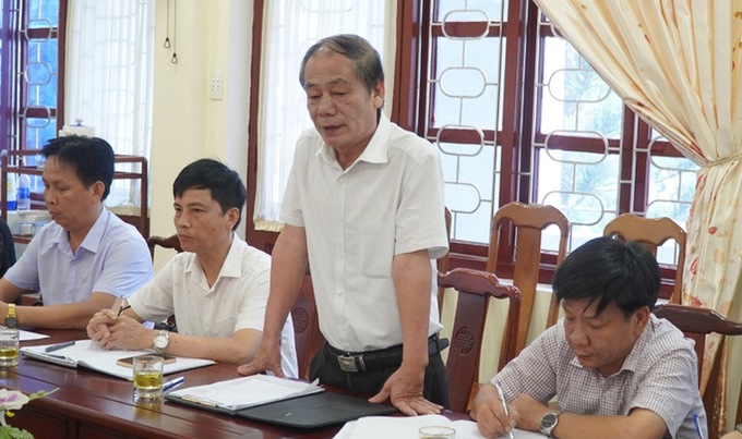 Ông Trần Hữu Hóa - Giám đốc Công ty CP nước khoáng Bang - cho rằng vụ con đỉa trong bình nước là do kẻ xấu phá hoại