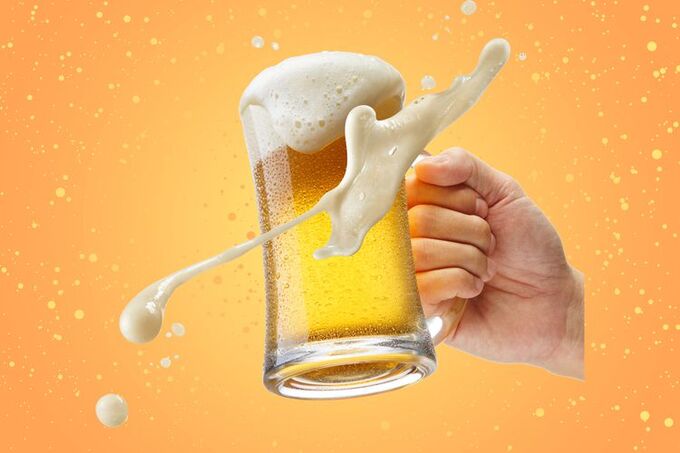 Bia khiến cơ thể đổ mồ hôi nhiều hơn.