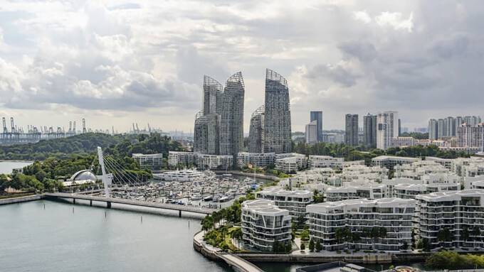 Một khu nhà ở cao cấp tại khu trung tâm của Singapore. (Ảnh: Getty Images)
