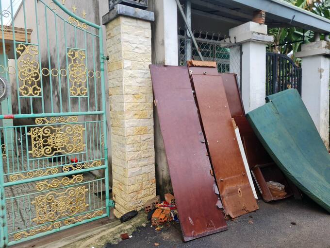 Tải sản của người dân cũng hư hỏng nặng