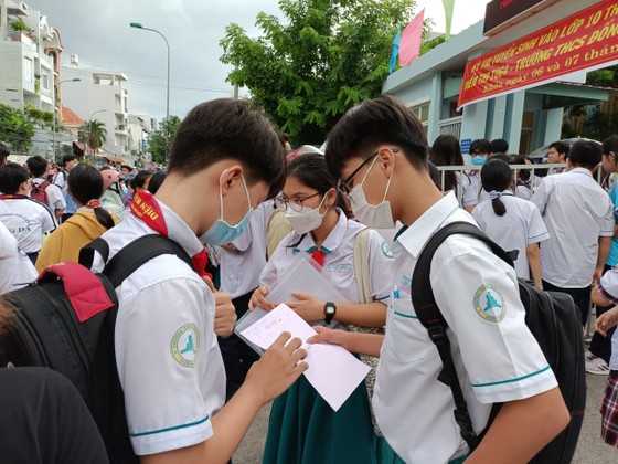 Thí sinh tham gia Kỳ thi tuyển sinh lớp 10 năm học 2023-2024