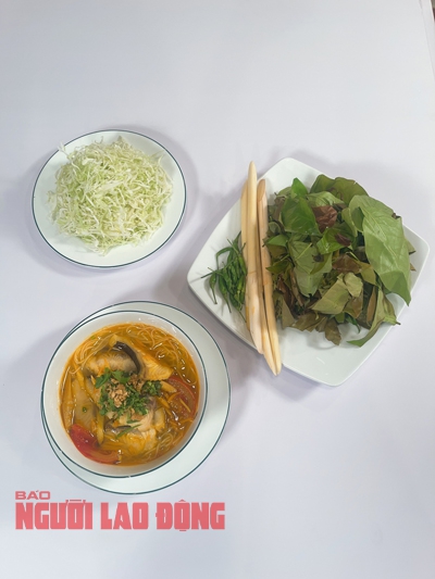 Bún cá lăng đọt mây