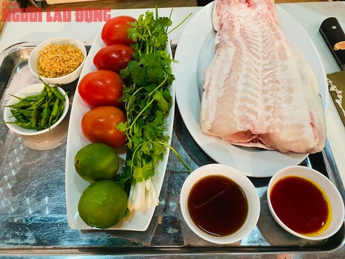Cá lăng và nguyên liệu