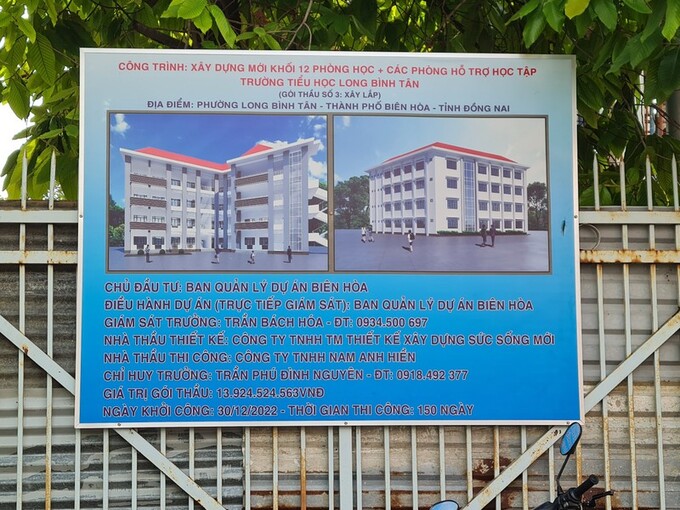 Công ty TNHH Nam Anh Hiền lần đầu trúng thầu một gói thầu xây dựng trường học và đây cũng là gói thầu có giá trị lớn nhất