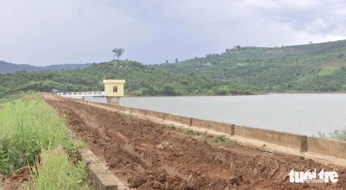 Công trình thủy lợi Đắk Ngo đang xuống cấp trầm trọng - Ảnh: TRUNG TÂN
