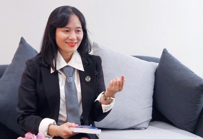 Luật sư Trần Thị Hà, Giám đốc Công ty luật TNHH Pharos, đoàn luật sư TP Hà Nội.