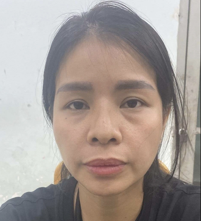 Lê Thị Diễm Trang (35 tuổi, tạm trú quận 12) bị bắt để điều tra về hành vi
